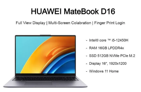Huawei MateBook D16 Laptop yang Patut Diperhitungkan