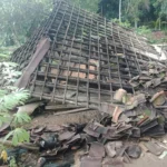Angin Kencang Hancurkan Rumah Lansia di Rancabungur Sukabumi