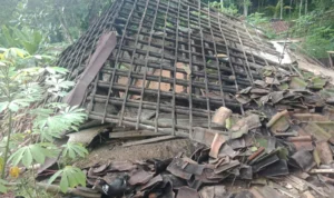 Angin Kencang Hancurkan Rumah Lansia di Rancabungur Sukabumi