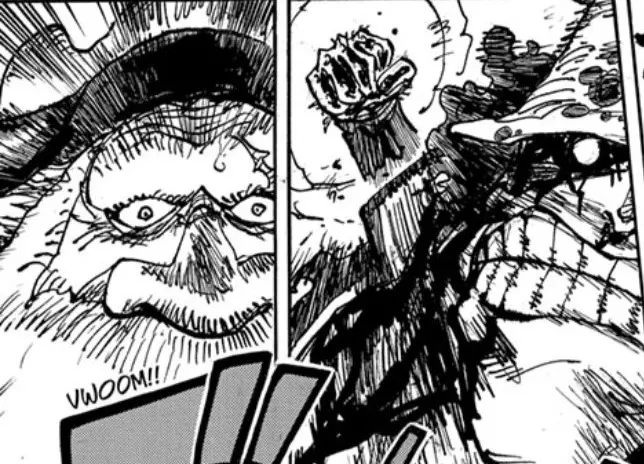 Spoiler One Piece 1104: Pertarungan di Pulau Egghead Makin Sengit, Gorosei Saturn Kena Bogem Kuma!