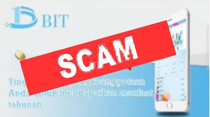 Aplikasi BIT dinyatakan scam pada hari ini, Selasa 6 Februari 2024.