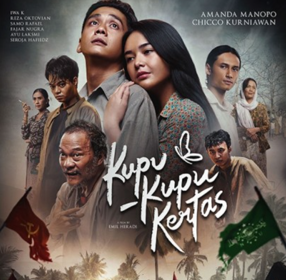 Jadwal Film Kupu Kupu Kertas Hari Ini di Bandung, Kisah Cinta Berlatar G30SPKI!