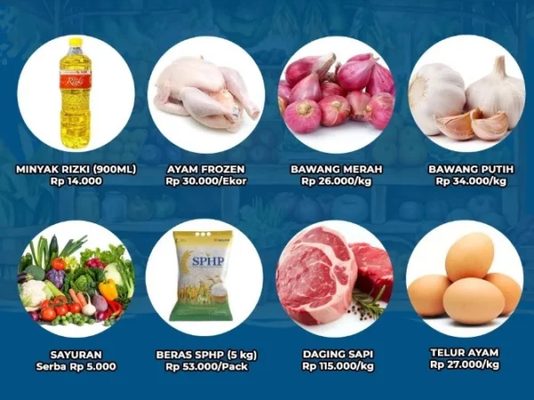Daftar Harga Produk di Pasar Murah Kota Bandung 2024/ Instagram @bdg.perdaganganindustri