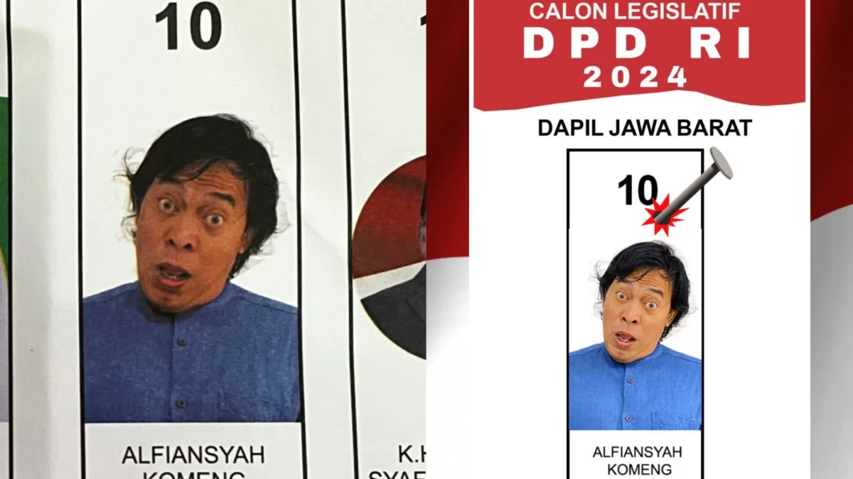 Komeng Bawa Misinya di DPD: Perjuangkan Hari Komedi dan Seni di Jawa Barat