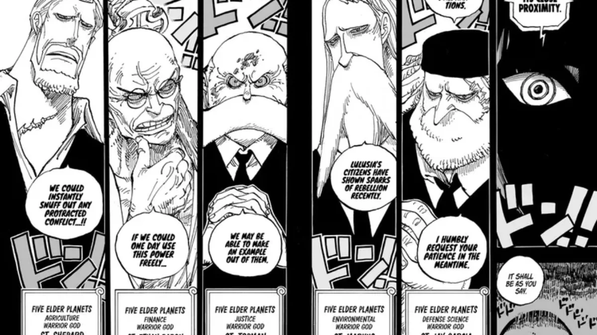 Spoiler One Piece 1109: Semua Gorosei Turun ke Pulau Egghead, Peperangan Besar Akan Segera Pecah!