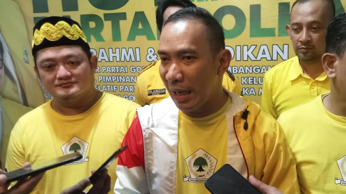 Ketua DPD Partai Golkar Kota Bogor, Rusli Prihatevy. (Yudha Prananda / Jabar Ekspres)