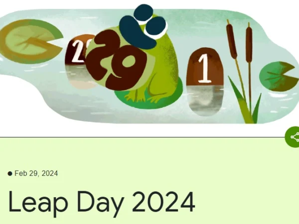 Google Doodle Hari Kabisat atau Leap Day 2024/ Dok. Google Doodle