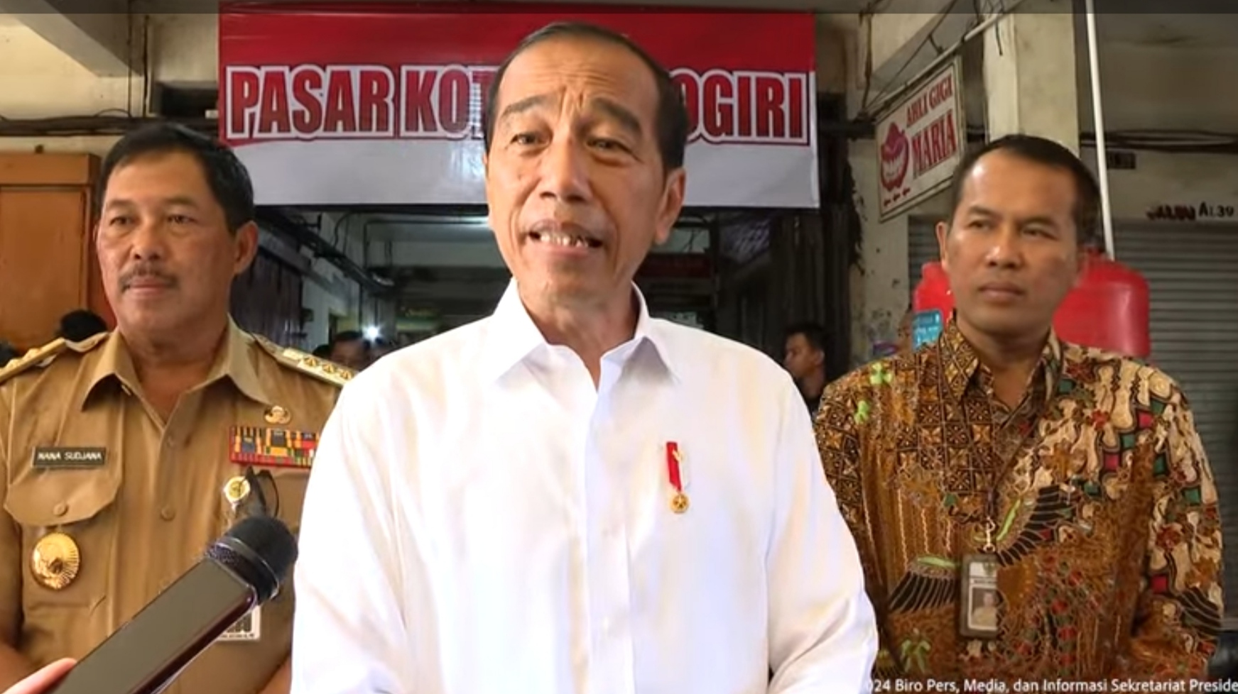 Presiden Jokowi mengatakan bahwa kemungkinan akan bertemu dengan Mahfud MD pada Kamis, 1 Februari 2024 sore.-Sekretariat Presiden