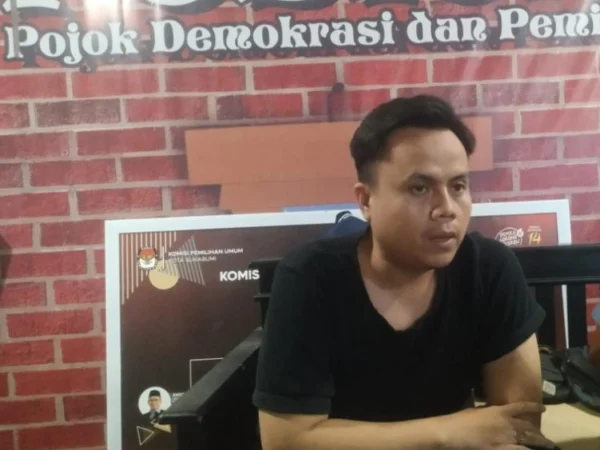 Dikrillah Komisioner KPU Kota Sukabumi Divisi Teknis dan penyelenggaraan. Riki Achmad/ Jabar Ekspres