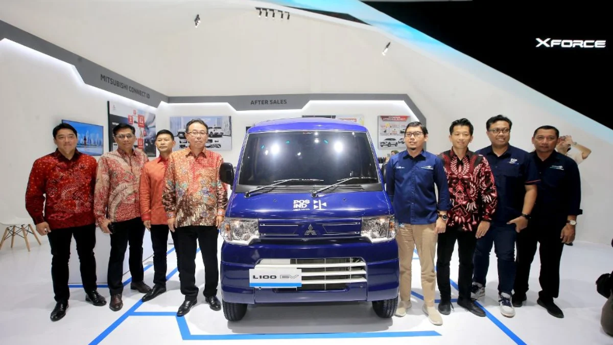 MMKSI Resmi Mulai Jual Mitsubishi L100 EV di IIMS 2024