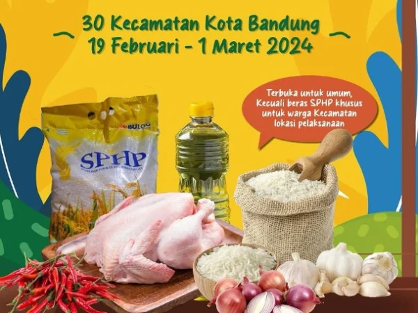 Cek Jadwal dan Lokasi Operasi Pasar Beras SPHP dan Pasar Murah di Kota Bandung 2024/ Instagram @halobandung