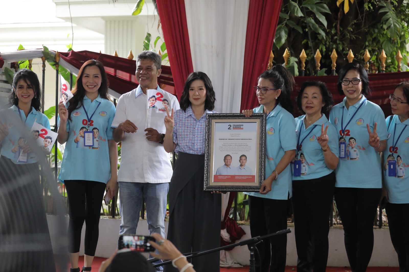 erempuan Tionghoa untuk Indonesia Maju mendeklarasikan dukungan kepada calon presiden dan calon wakil presiden nomor urut 02 Prabowo Subainto-Gibran Rakabuming Raka di Pilpres 2024.