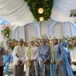 Pernikahan dua pasangan kembar yang tengah viral di tiktok/ Foto: Agi/Jabar Ekspres