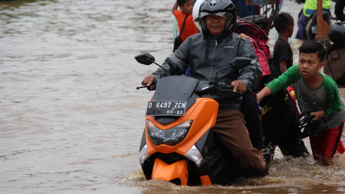 Ilustrasi: Banjir di Kota Bandung.