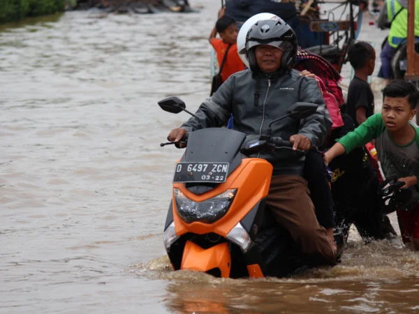 Ilustrasi: Banjir di Kota Bandung.