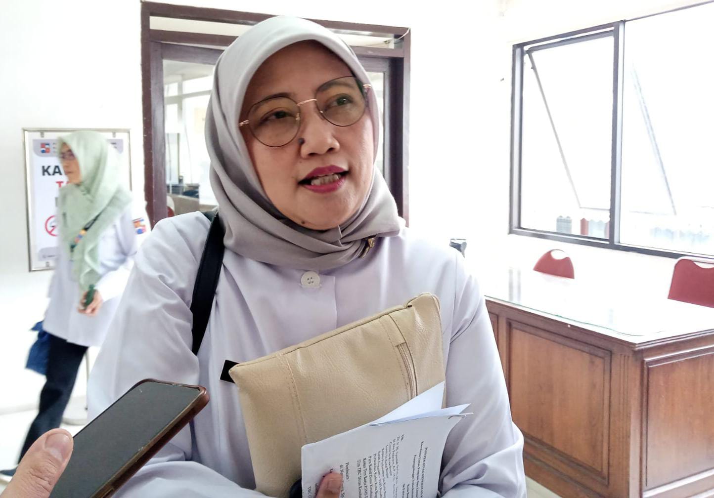 Kepala Dinkes Kota Bogor, Sri Nowo Retno mengaku kasus TBC melonjak.