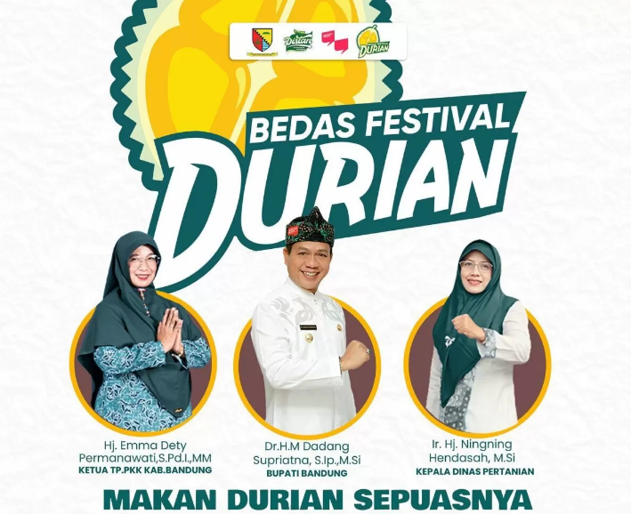 Ada Festival Durian di Bandung! Cuma Bayar Rp100 Ribu Bisa Makan Sepuasnya, Catat Lokasi dan Tanggalnya