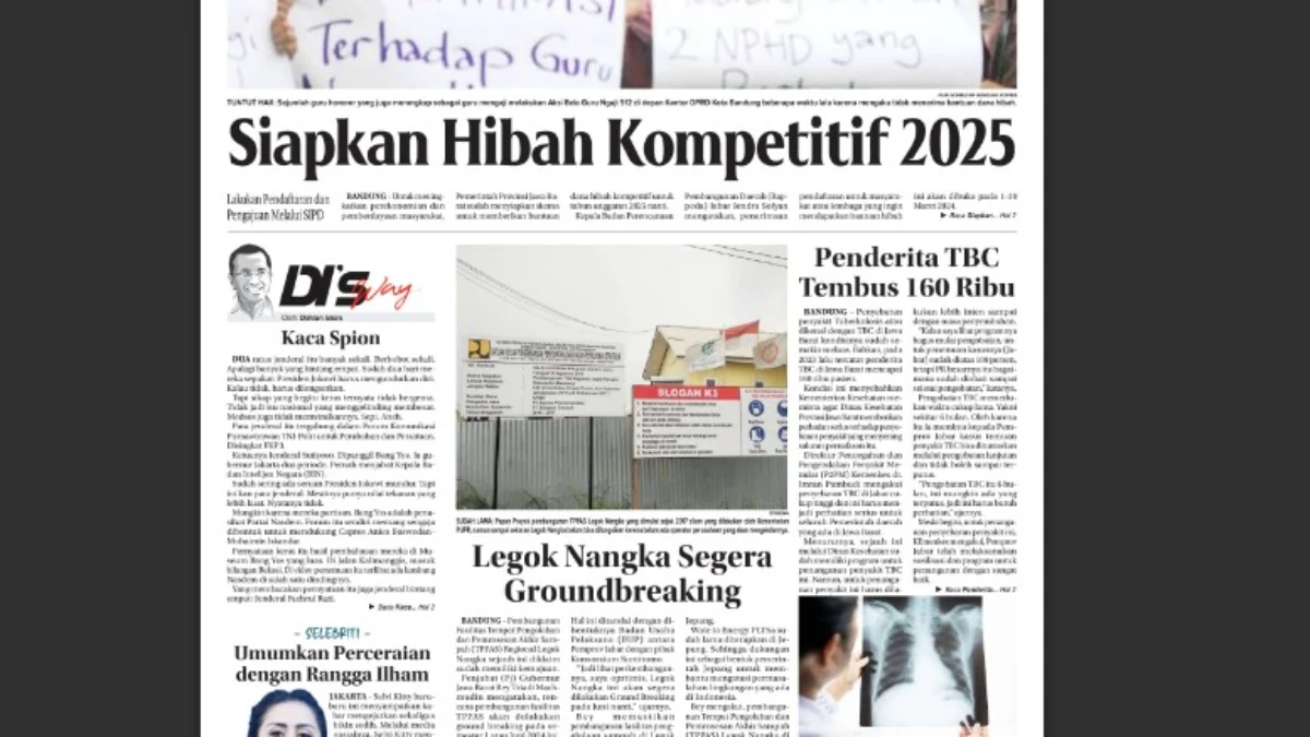 Epaper Jabar Ekspres Edisi Kamis, 22 Februari 2024