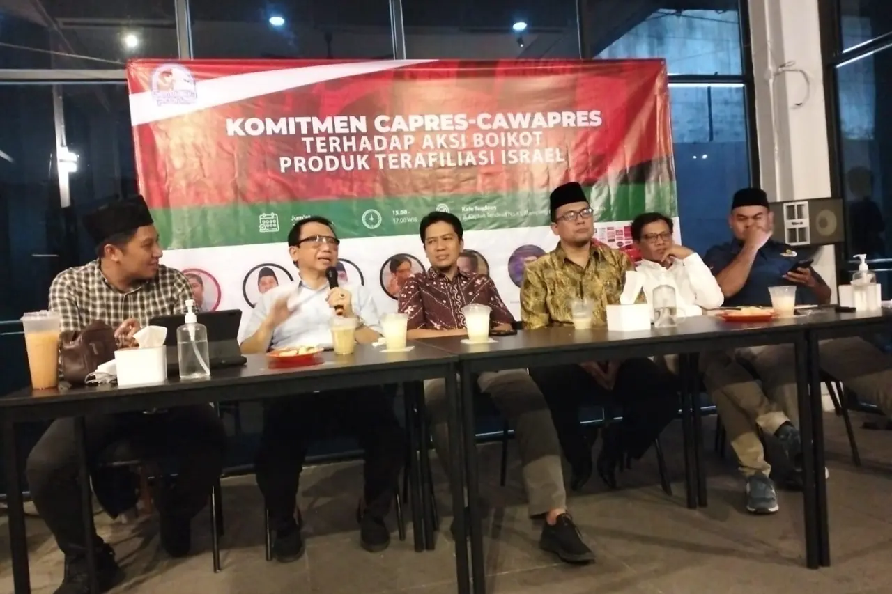 Relawan Capres-Cawapres Serukan Boikot Produk Israel dalam Dialog Komitmen di Jakarta