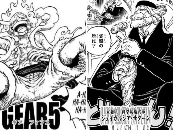 Spoiler One Piece 1107: Pertarungan Puncak Luffy Lawan Gorosei Saturn!