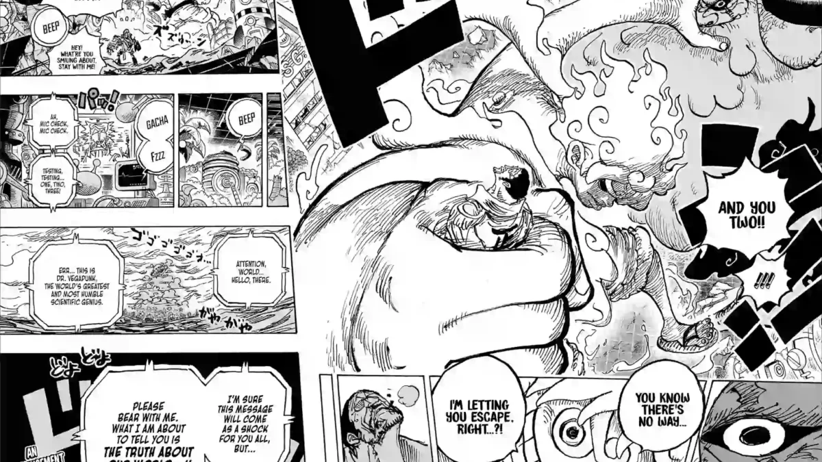 One Piece 1108: Gorosei dan Kizaru Korban Amukan Besar Luffy!