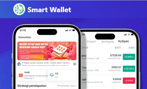 Aplikasi penghasil uang Smart Wallet yang diduga sudah Scam