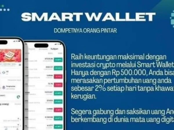 Aplikasi Smart Wallet yang mulai menunjukkan tanda-tanda scam.
