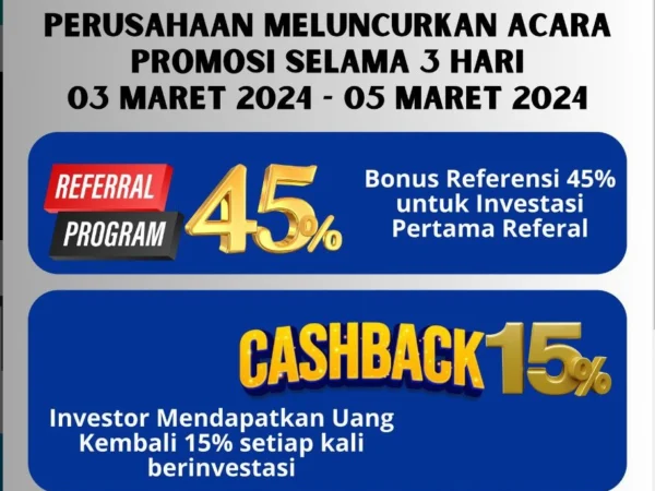 Promo event dari aplikasi Investasi ALTO.