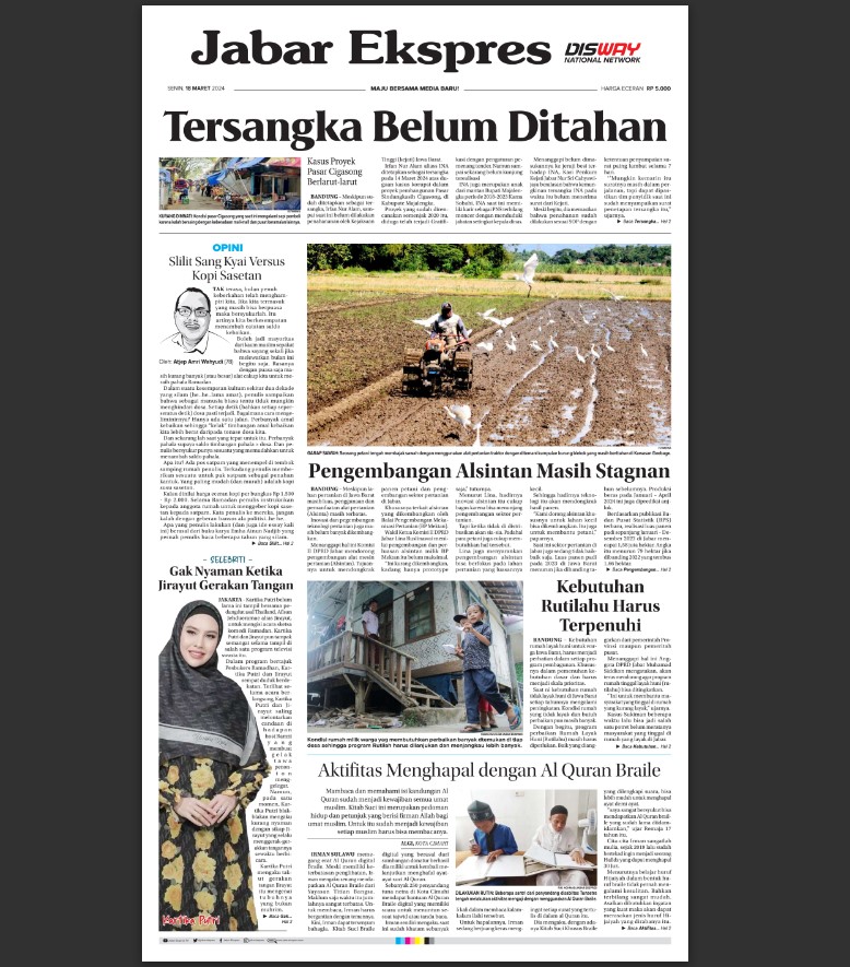 Epaper Jabar Ekspres 18 Maret 2024