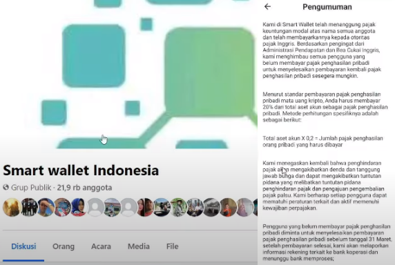 Bayar Pajak 20% di Aplikasi Smart Wallet jadi Syarat Penarikan Uang?