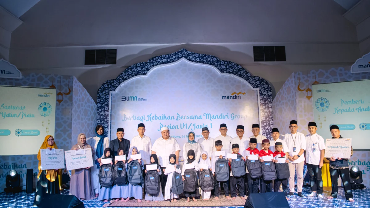 Tebar Berkah Ramadan 1445 H, Bank Mandiri Santuni 2.750 Anak Yatim dan Duafa di Jawa Barat