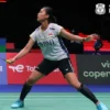 Potret Putri Saat berlag di Spain Masters 2024 (Instagram: Badminton.ina)