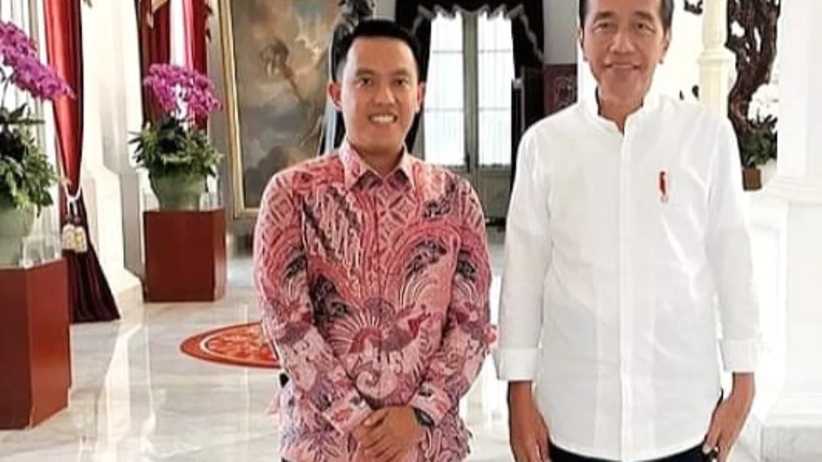 Sendi Fardiansyah bersama Presiden Jokowi. (Yudha Prananda / Istimewa)