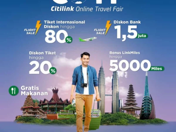 Siap-Siap Beli Tiket Mudik Lebaran, BRI dan Citilink Kembali Gelar Online Travel Fair