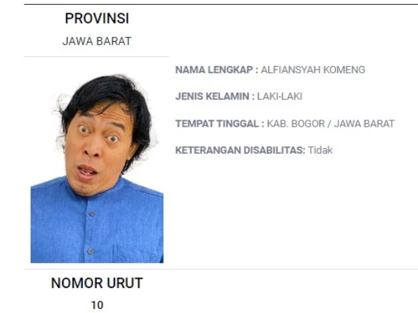 Komeng dan Jihan Fahira Duduki Puncak Hasil Pleno Rekapitulasi KPU Kota Bandung