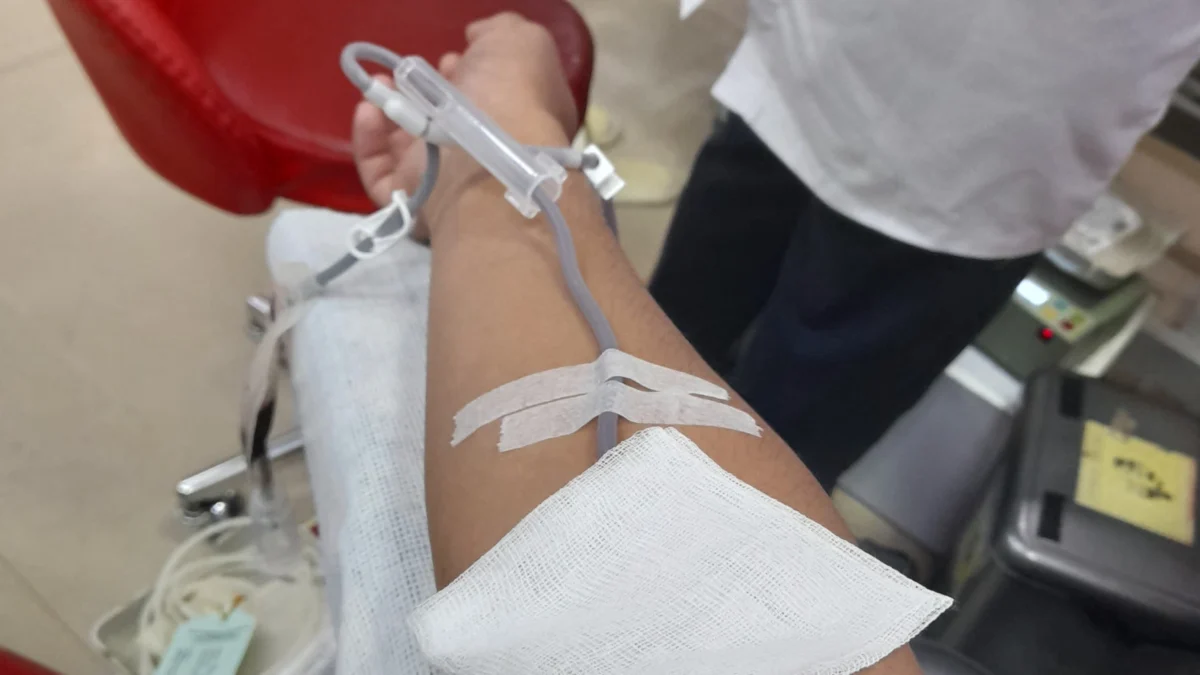 Ilustrasi: Donor darah di PMI Kota Bandung.