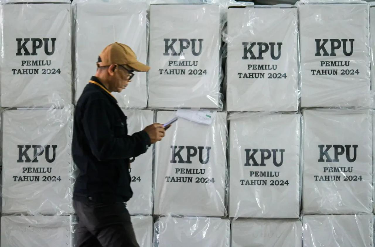 Ilustrasi: Kotak Pemilu di gudang KPU Kota Bandung.