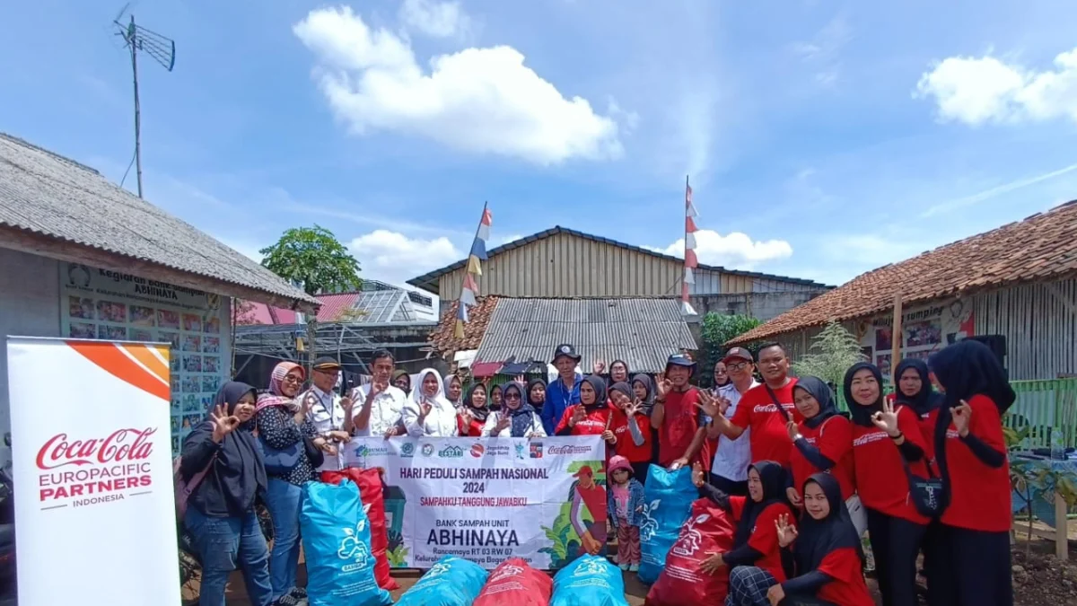 Peringatan HPSN CCEP Indonesia di Kota Bogor kolaborasi bersama bank sampah binaan di Kecamatan Bogor Selatan, DLH Pemkot Bogor dan ASOBSI DPD Kota Bogor