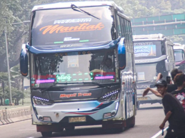 Ilustrasi: Bus mudik gratis dari Pemkot Bogor tahun lalu.