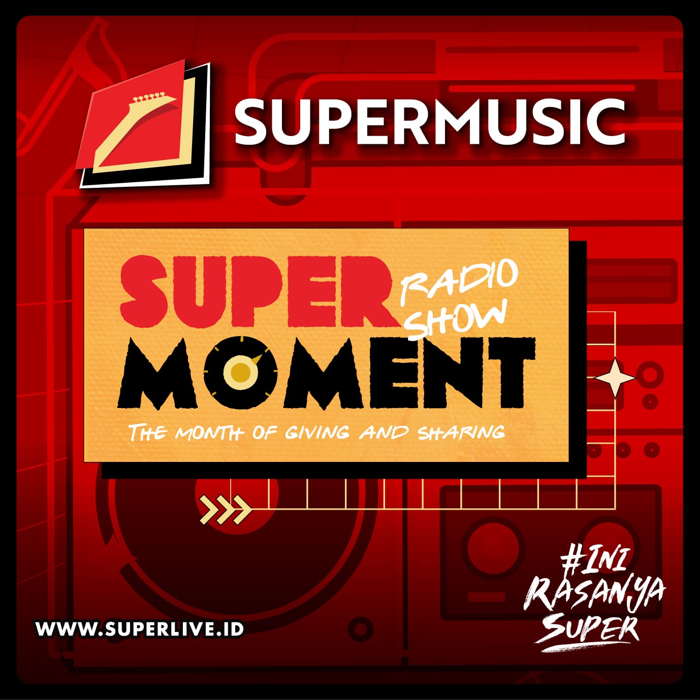 Poster Super Moment Radio Show.