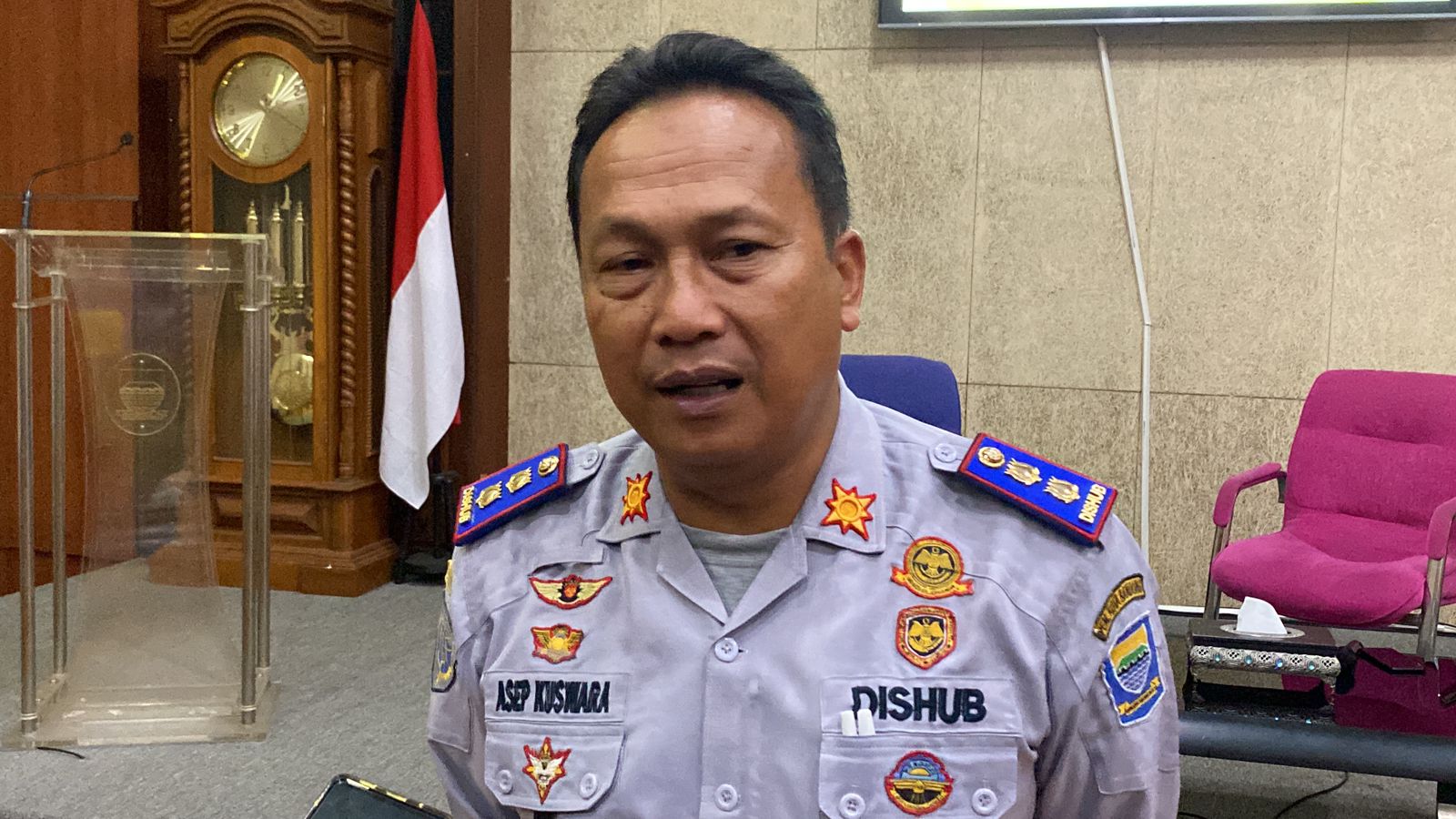 Plh Kepala Dishub Kota Bandung, Asep Kuswara.