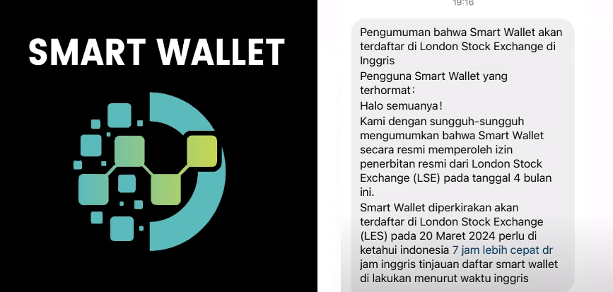 Waspadalah! Smart Wallet, Ponzi Kripto Berkedok Legalitas London Stock Exchange