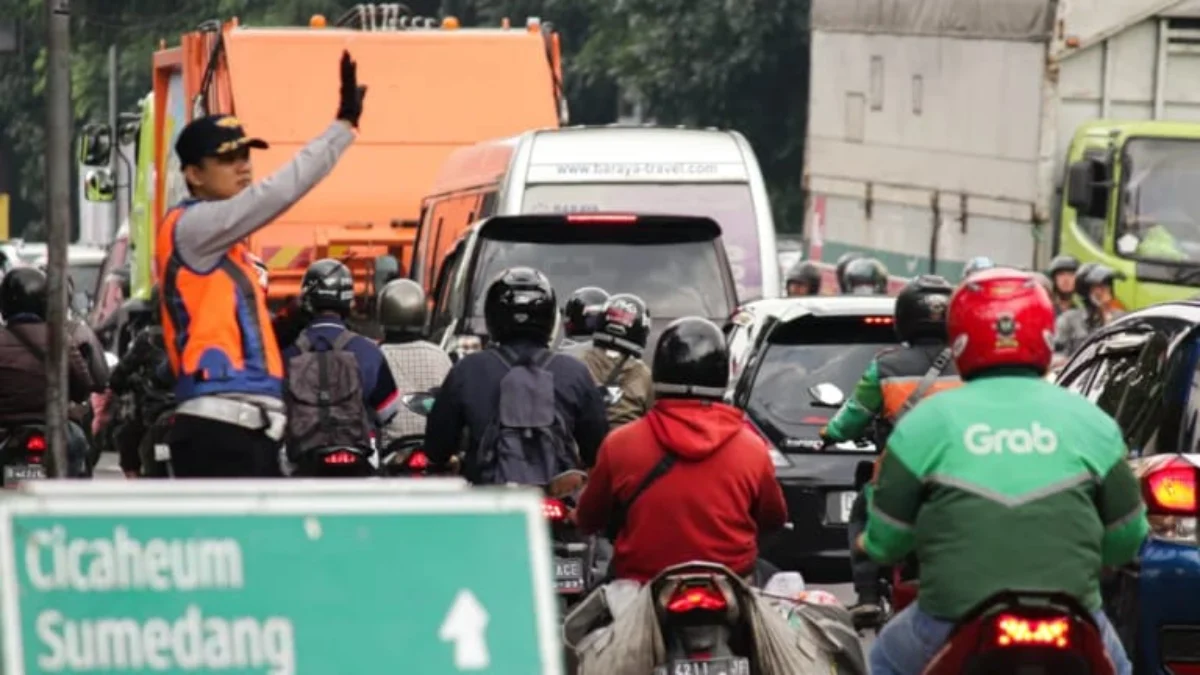 Potret kemacetan di Kota Bandung (Pandu Muslim / JE)