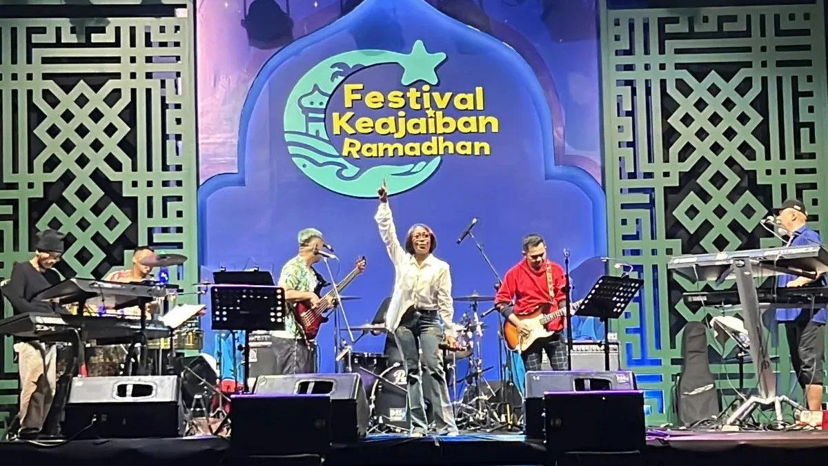 Suasana Festival keajaiban Ramadhan 2023 di Jakarta Taman Impian Jaya Ancol (Antara)