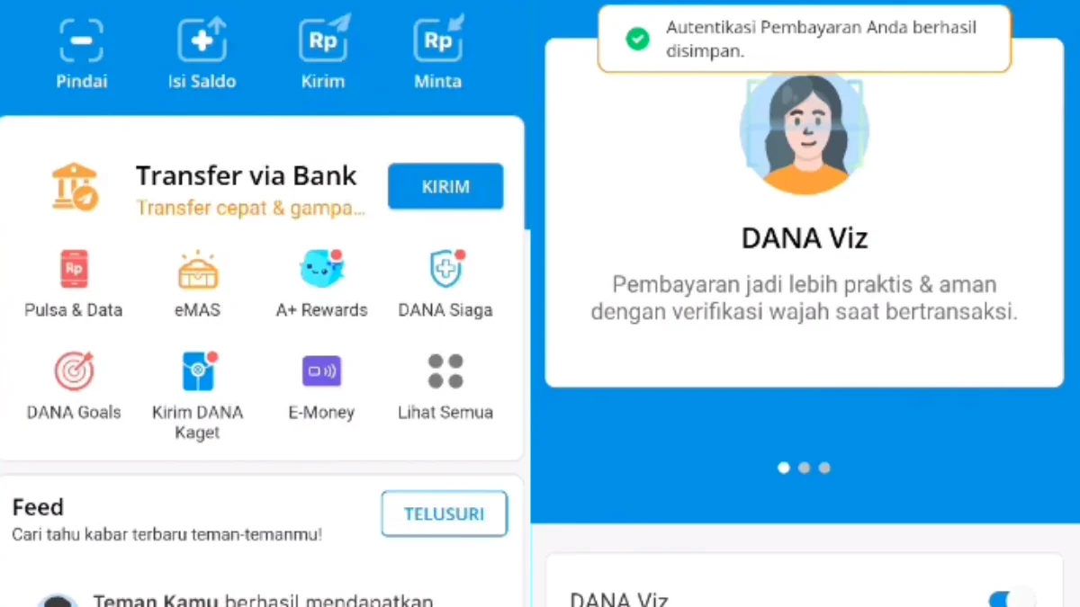 Cara Mengaktifkan SmartPay Dana Viz di Aplikasi DANA