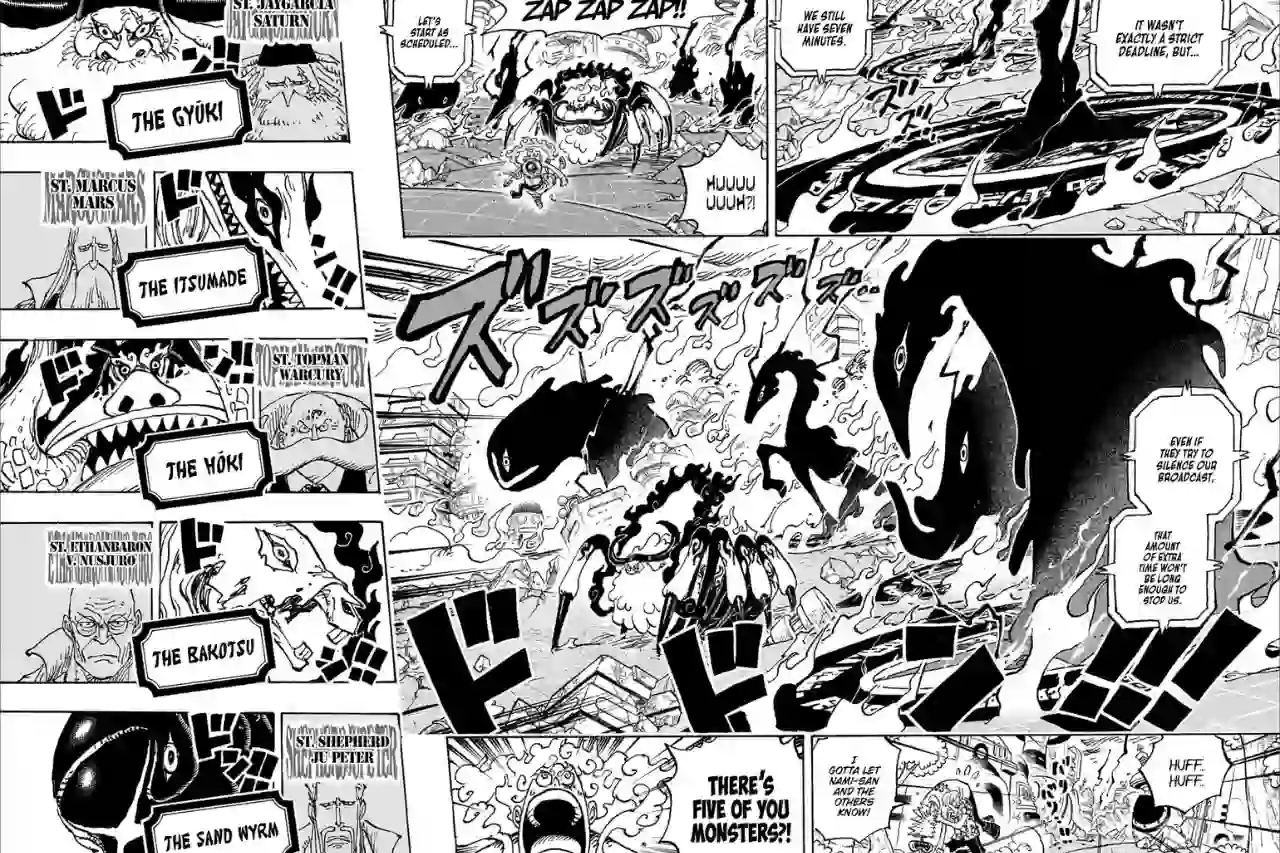 One Piece 1110: Luffy Dikepung Semua Gorosei!