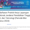 Link Pendaftaran Program PKL Ditjen Dikti Kemendikbud 2024/ Tangkap Layar Google Form Ditjen Dikti