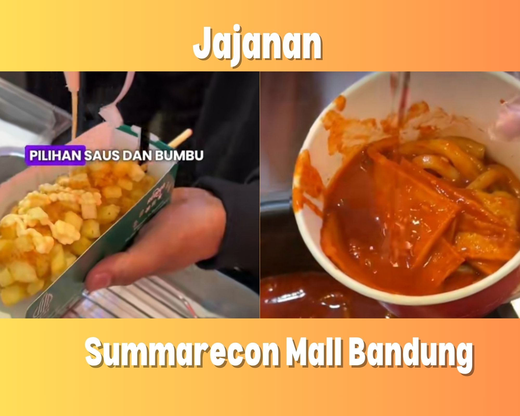 Kolase Rekomendasi Jajajan di Summarecon Mall Bandung, Reddog/ TikTok summareconmall.bandung