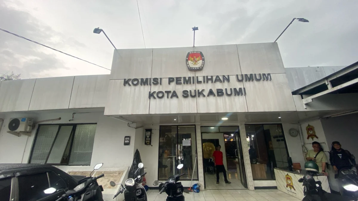 Kantor sekretariat KPU Kota Sukabumi. Riki/Jabar Ekspres
