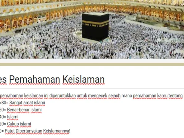 Link Ujian Islam, Apakah Kamu Benar-benar Muslim Sejati?